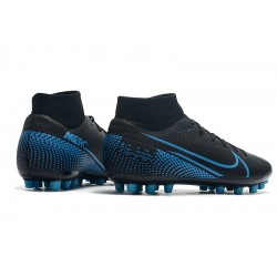 Kopačky Nike Superfly VII Academy CR7 AG Černá Modrý