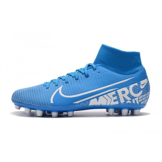 Kopačky Nike Superfly VII Academy CR7 AG Modrý