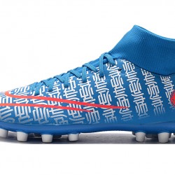 Kopačky Nike Superfly VII Academy CR7 AG Modrý Bílý