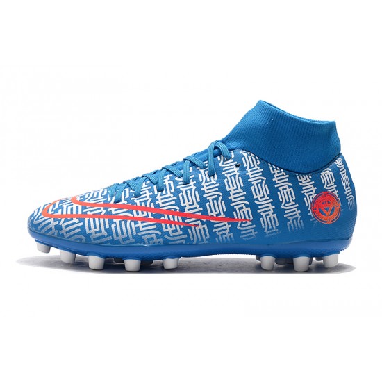 Kopačky Nike Superfly VII Academy CR7 AG Modrý Bílý