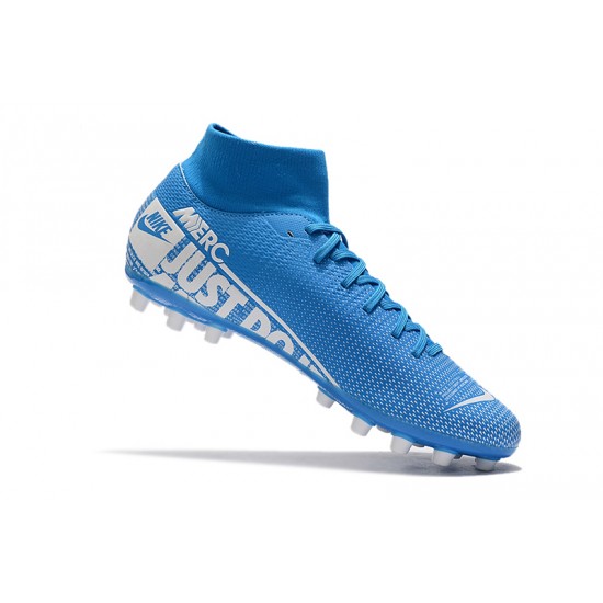 Kopačky Nike Superfly VII Academy CR7 AG Modrý