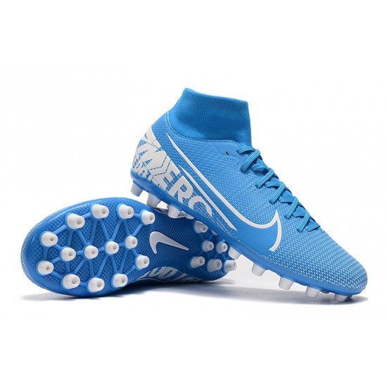 Kopačky Nike Superfly VII Academy CR7 AG Modrý