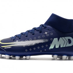 Kopačky Nike Superfly VII Academy CR7 AG Tmavě modrá