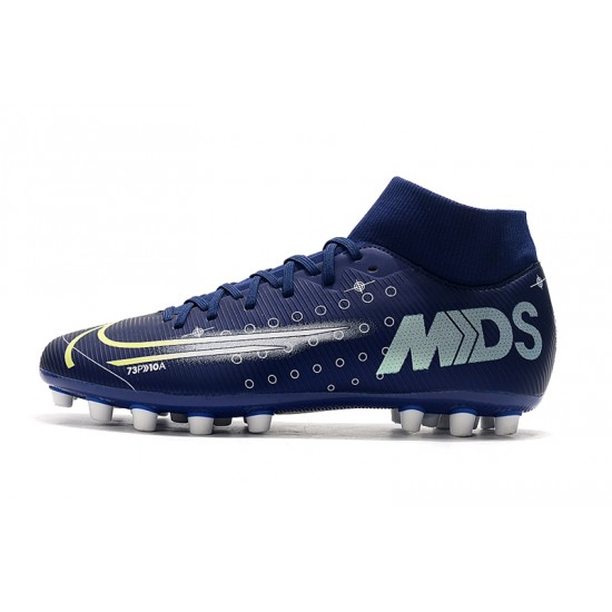 Kopačky Nike Superfly VII Academy CR7 AG Tmavě modrá