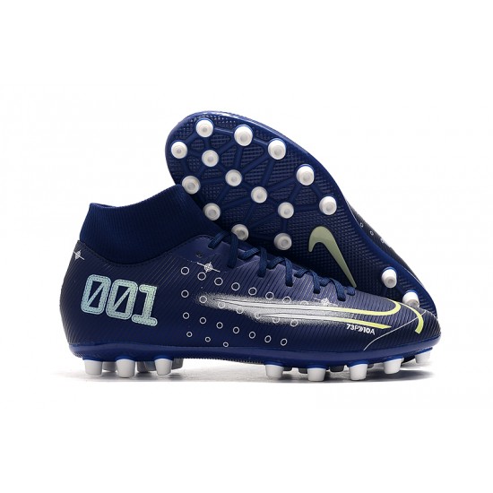 Kopačky Nike Superfly VII Academy CR7 AG Tmavě modrá