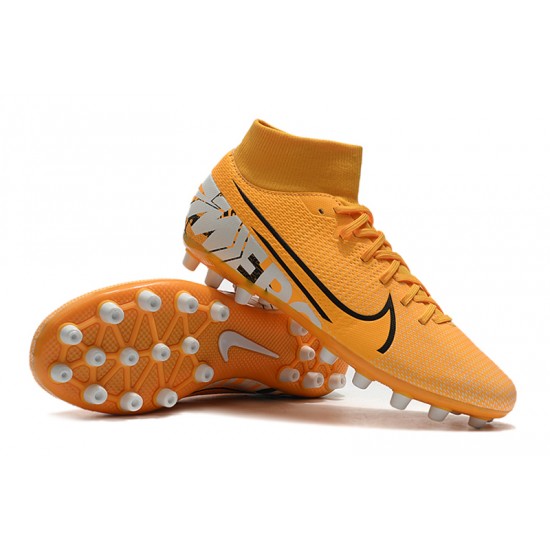 Kopačky Nike Superfly VII Academy CR7 AG oranžový