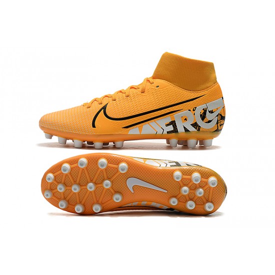 Kopačky Nike Superfly VII Academy CR7 AG oranžový