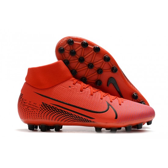 Kopačky Nike Superfly VII Academy CR7 AG Červené