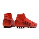 Kopačky Nike Superfly VII Academy CR7 AG Červené