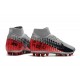 Kopačky Nike Superfly VII Academy CR7 AG Stříbrný