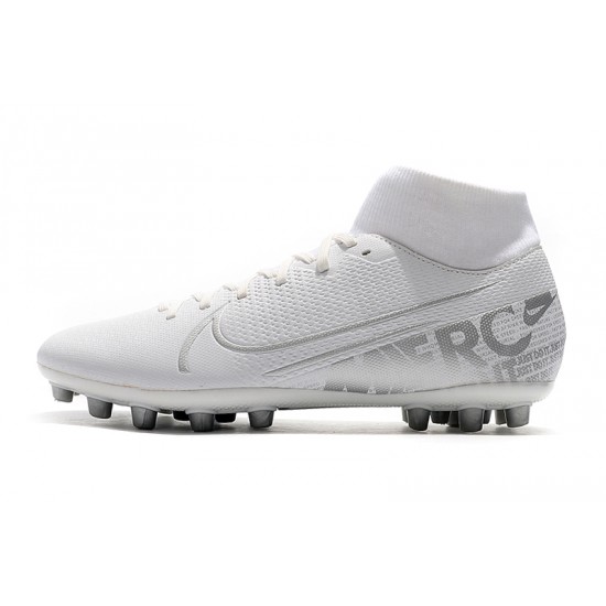 Kopačky Nike Superfly VII Academy CR7 AG Bílý