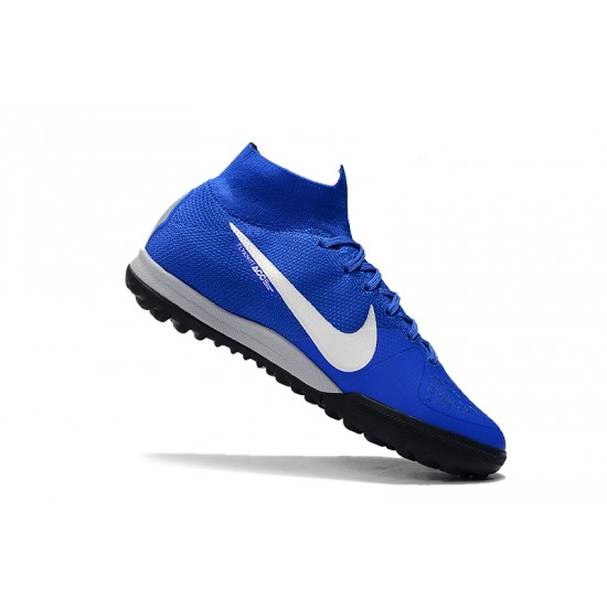 Kopačky Nike SuperflyX 6 Elite TF Modrý Bílý