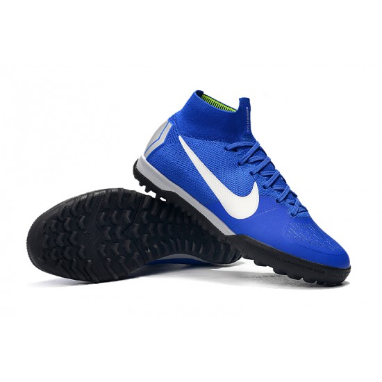 Kopačky Nike SuperflyX 6 Elite TF Modrý Bílý