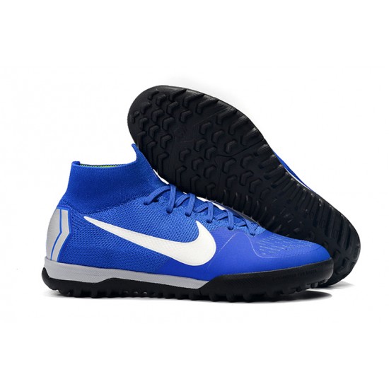 Kopačky Nike SuperflyX 6 Elite TF Modrý Bílý