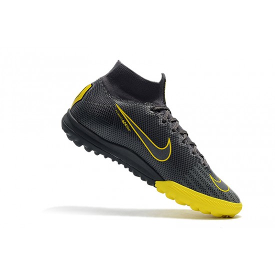 Kopačky Nike SuperflyX 6 Elite TF Dark Šedá Žlutá