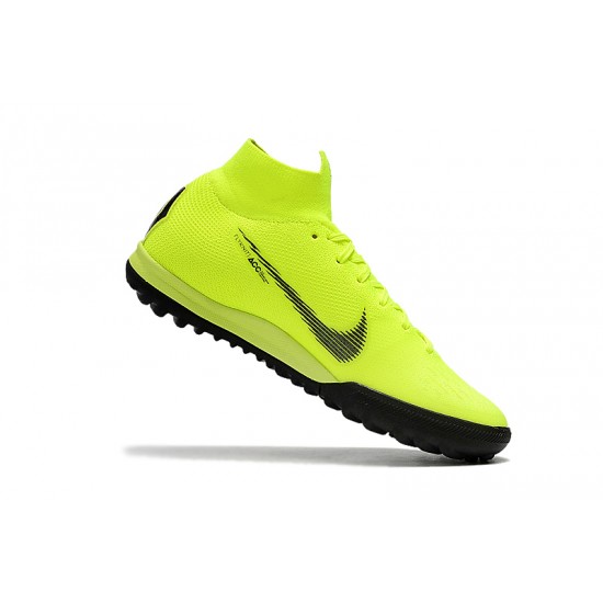 Kopačky Nike SuperflyX 6 Elite TF Neon Zelená