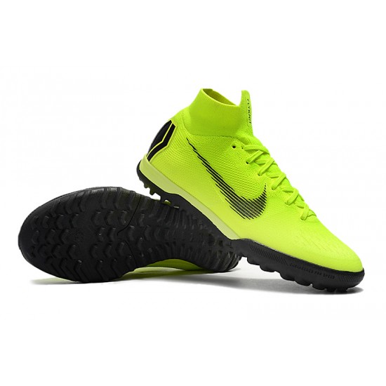 Kopačky Nike SuperflyX 6 Elite TF Neon Zelená