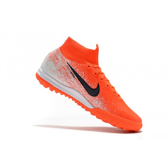 Kopačky Nike SuperflyX 6 Elite TF oranžový Bílý