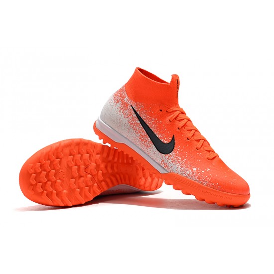 Kopačky Nike SuperflyX 6 Elite TF oranžový Bílý