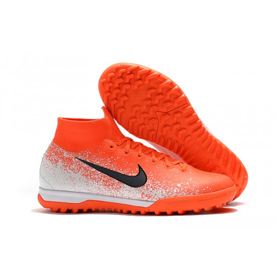 Kopačky Nike SuperflyX 6 Elite TF oranžový Bílý