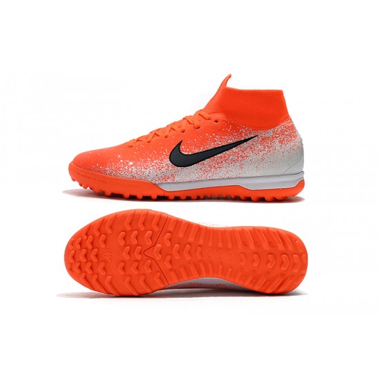 Kopačky Nike SuperflyX 6 Elite TF oranžový Bílý