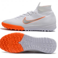 Kopačky Nike SuperflyX 6 Elite TF Bílý Stříbrný oranžový