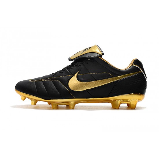 Kopačky Nike Tiempo Legend 7 R10 Elite FG Černá Zlatý