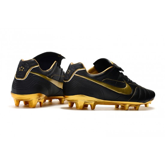 Kopačky Nike Tiempo Legend 7 R10 Elite FG Černá Zlatý