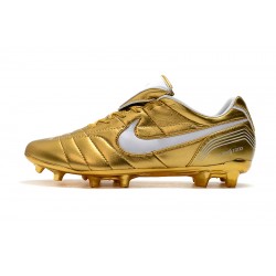 Kopačky Nike Tiempo Legend 7 R10 Elite FG Zlatý Bílý