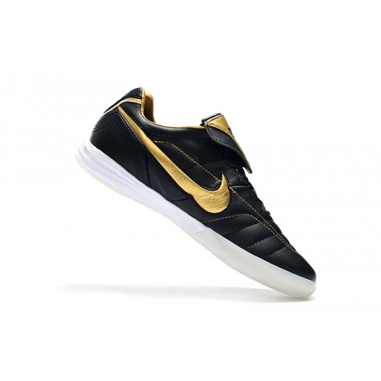 Kopačky Nike Tiempo Legend 7 R10 Elite IC Černá Zlatý