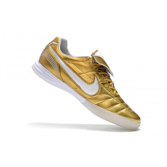 Kopačky Nike Tiempo Legend 7 R10 Elite IC Zlatý