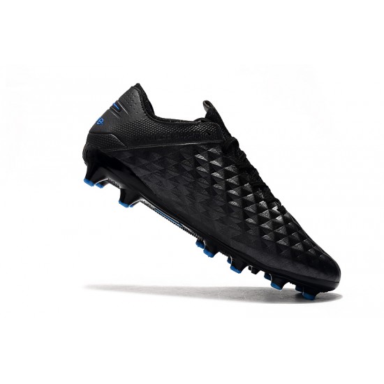 Kopačky Nike Tiempo Legend 8 Elite AG Černá Modrý