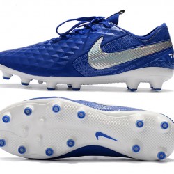 Kopačky Nike Tiempo Legend 8 Elite AG Modrý Stříbrný