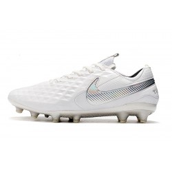 Kopačky Nike Tiempo Legend 8 Elite AG Bílý Stříbrný