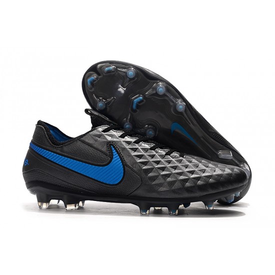 Kopačky Nike Tiempo Legend 8 Elite FG Černá Modrý