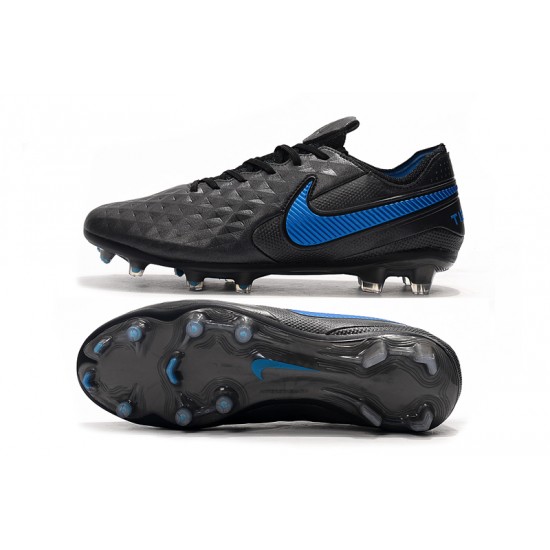 Kopačky Nike Tiempo Legend 8 Elite FG Černá Modrý