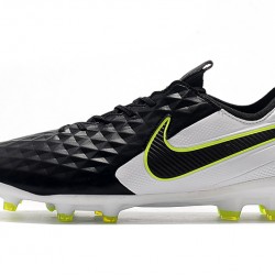 Kopačky Nike Tiempo Legend 8 Elite FG Černá Bílý Neon Zelená