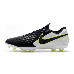 Kopačky Nike Tiempo Legend 8 Elite FG Černá Bílý Neon Zelená