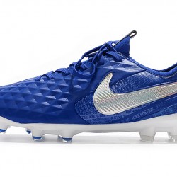 Kopačky Nike Tiempo Legend 8 Elite FG Modrý Stříbrný