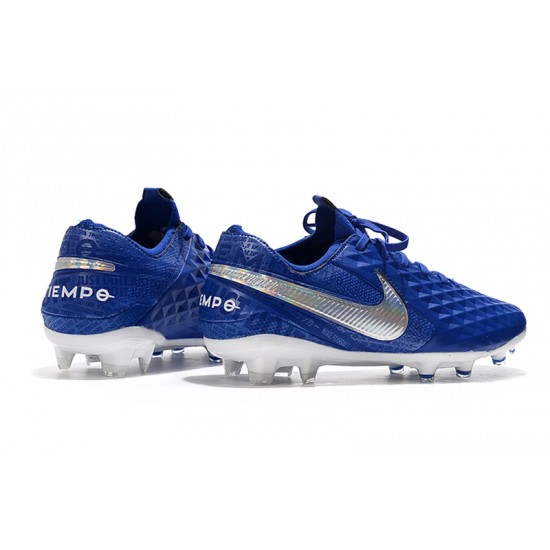 Kopačky Nike Tiempo Legend 8 Elite FG Modrý Stříbrný