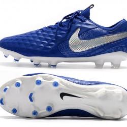 Kopačky Nike Tiempo Legend 8 Elite FG Modrý Stříbrný