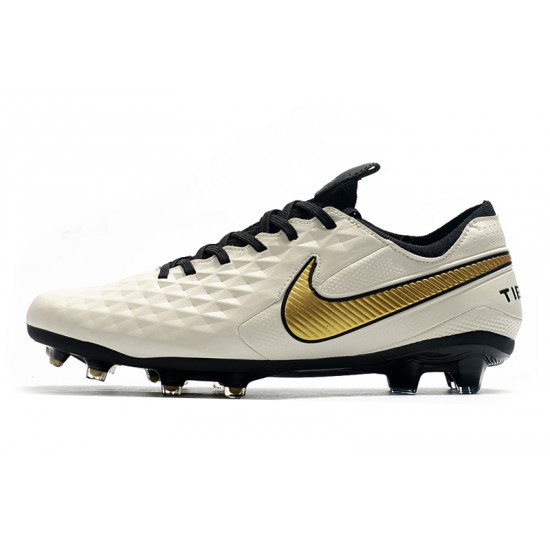 Kopačky Nike Tiempo Legend 8 Elite FG Cream Zlatý