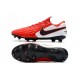 Kopačky Nike Tiempo Legend 8 Elite FG Červené Bílý Černá