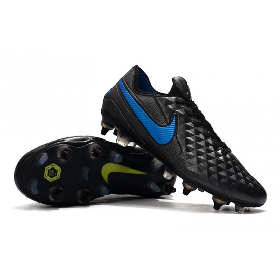 Kopačky Nike Tiempo Legend 8 Elite SG-Pro AC Černá Modrý