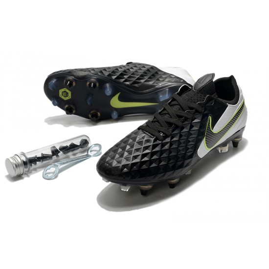 Kopačky Nike Tiempo Legend 8 Elite SG-Pro AC Černá Bílý