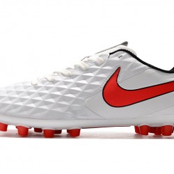 Kopačky Nike Tiempo Legend VIII Acadermy AG Bílý Červené