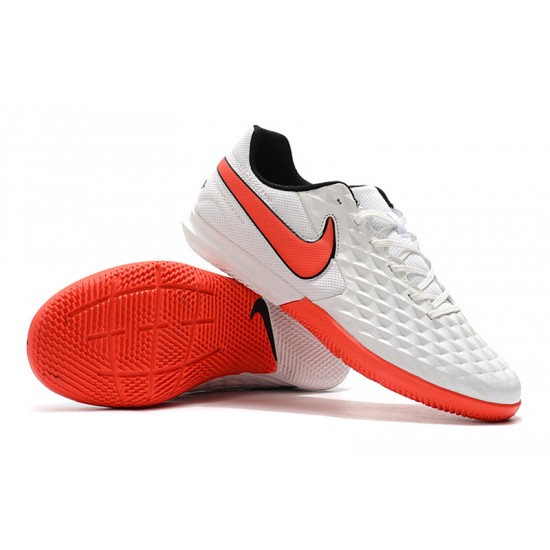 Kopačky Nike Tiempo Legend VIII Club IC Bílý oranžový