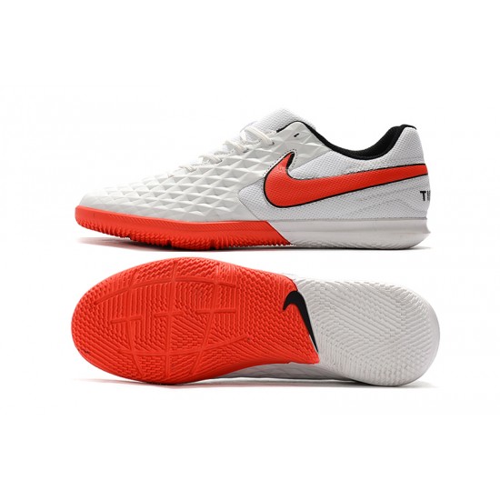 Kopačky Nike Tiempo Legend VIII Club IC Bílý oranžový