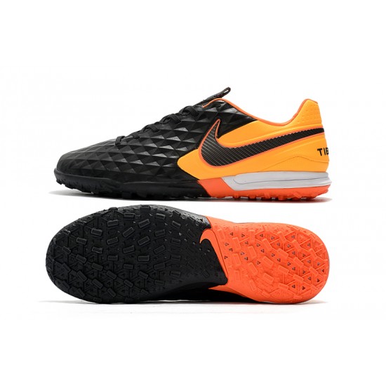 Kopačky Nike Tiempo Legend VIII Pro TF Černá oranžový