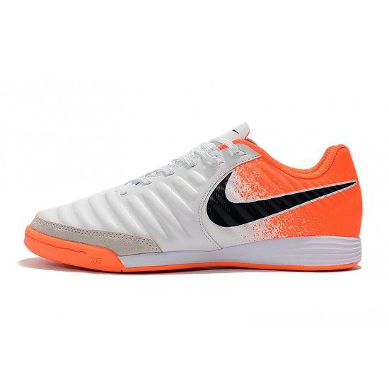 Kopačky Nike Tiempo Ligera IV IC Bílý oranžový